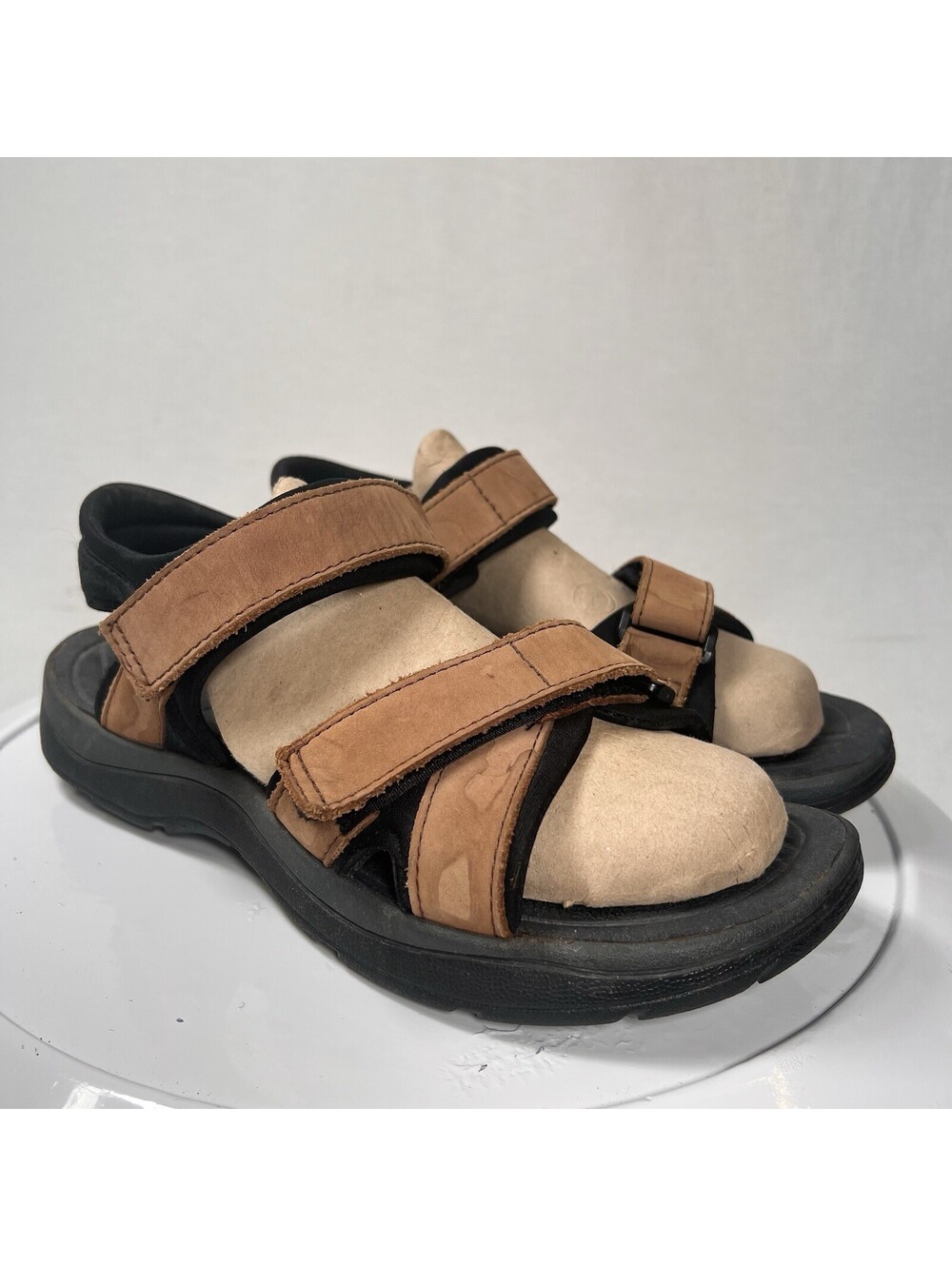 Rafters Stillwater Mountains Tan Open Toe Sandals Men's Sz 10M